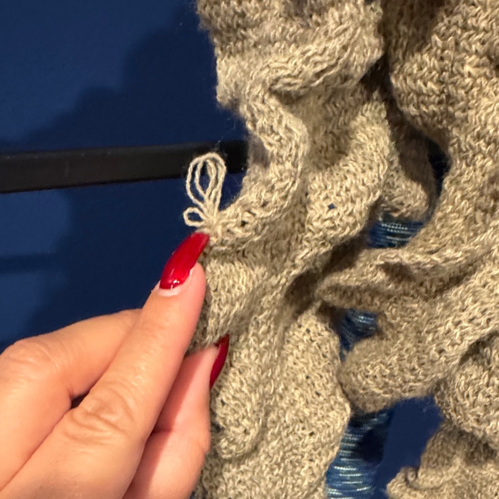 New York & Company- Tan Knit Infinity Scarf - Picture 7 of 7
